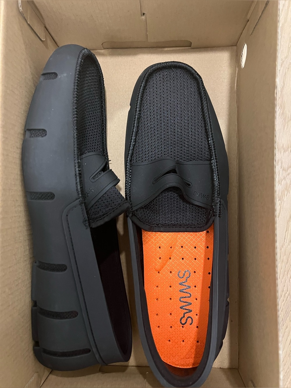 Swims Men’s Black Penny Loafers